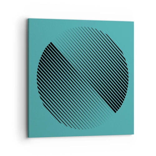 Tablou pe pânză - Cercul - o variație geometrică - 70x70 cm