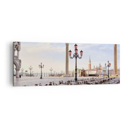 Tablou pe pânză - Poftiți, totul e gata - 140x50 cm