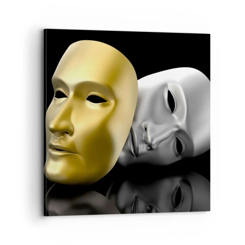 Tablou pe pânză - Viața este teatru - 70x70 cm