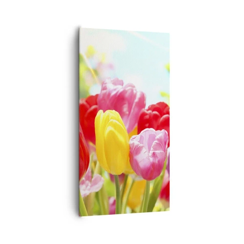 Tablou pe pânză - Așa suntem noi, culorile lunii mai! - 65x120 cm