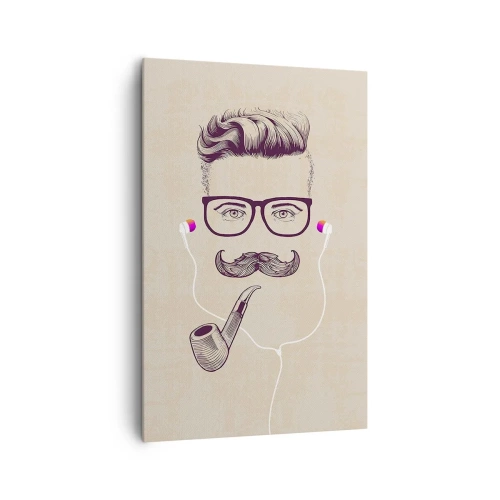 Tablou pe pânză - Un bărbat adevărat? - 80x120 cm