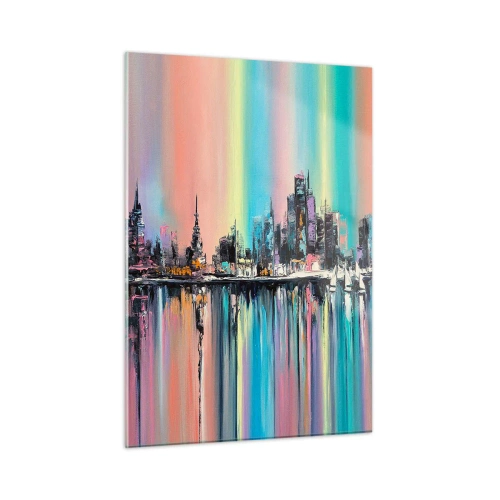 Tablou pe sticlă - Strălucește cu lumina nopții - 50x70 cm