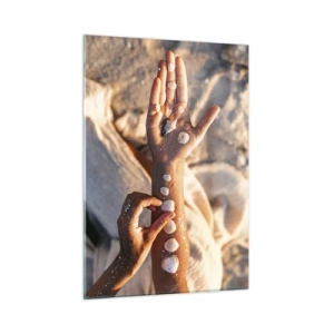 Tablou pe sticlă - Frumusețe la îndemână - 50x70 cm