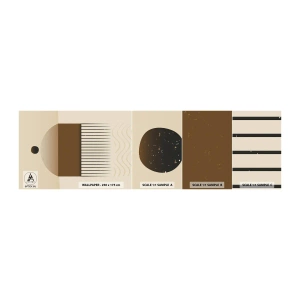 Mostră de Tapet Standard Eco - Stări diferite - Abstracția, Bucată, Minimalism - 100x30 cm