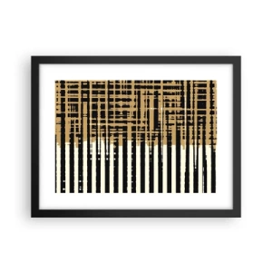 Poster în ramă neagră - Abstracție arhitecturală - 40x30 cm