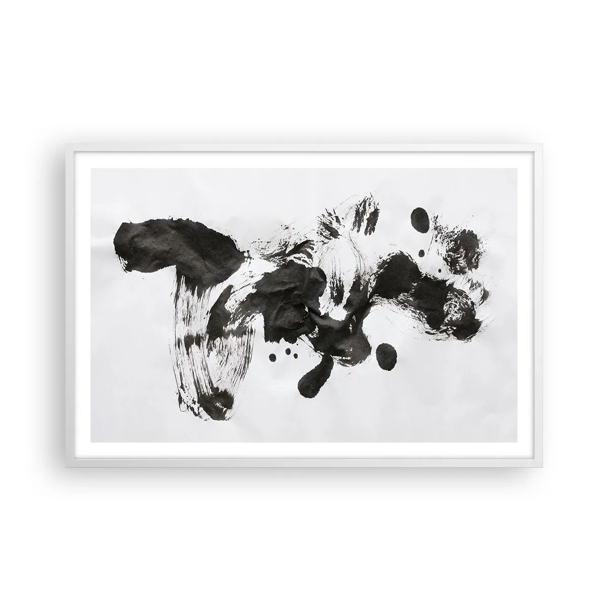 Poster în ramă albă - Metodă în nebunie? - 91x61 cm