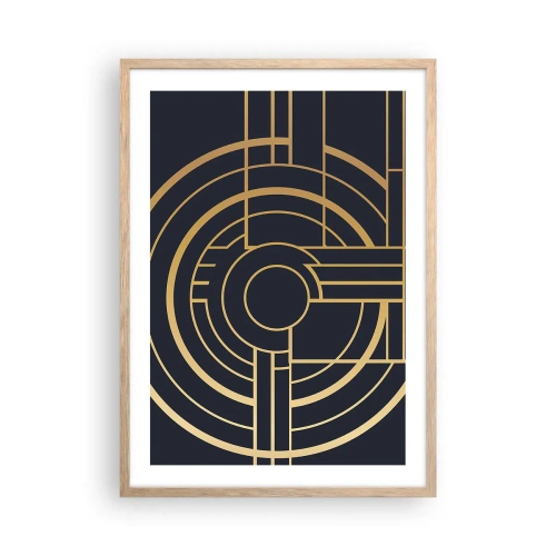 Poster în ramă de stejar deschis - Întoarcerea lucrurilor - 50x70 cm