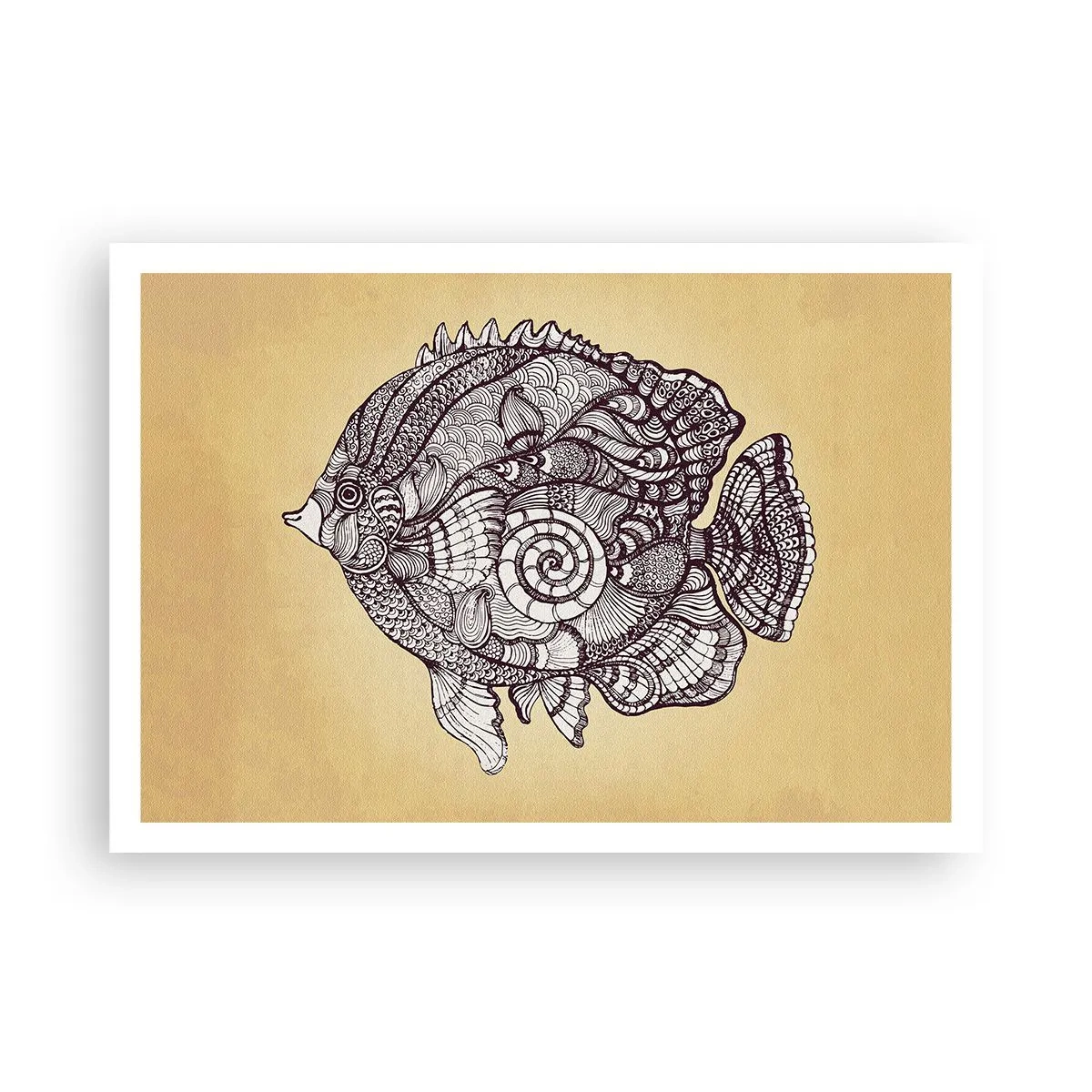 Poster - Dintr-un ocean de ornamente - 100x70 cm