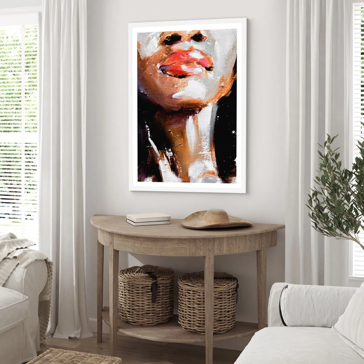 Poster în ramă albă - Mândrie fără prejudecăți - 50x70 cm