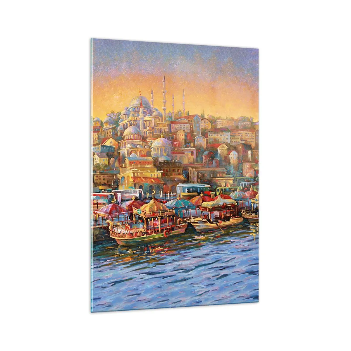 Tablou pe sticlă - O poveste din Istanbul - 70x100 cm