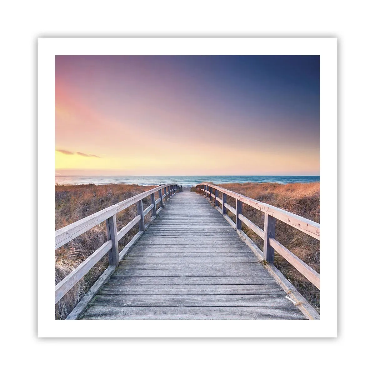 Poster - Aurora baltică de seară - 60x60 cm
