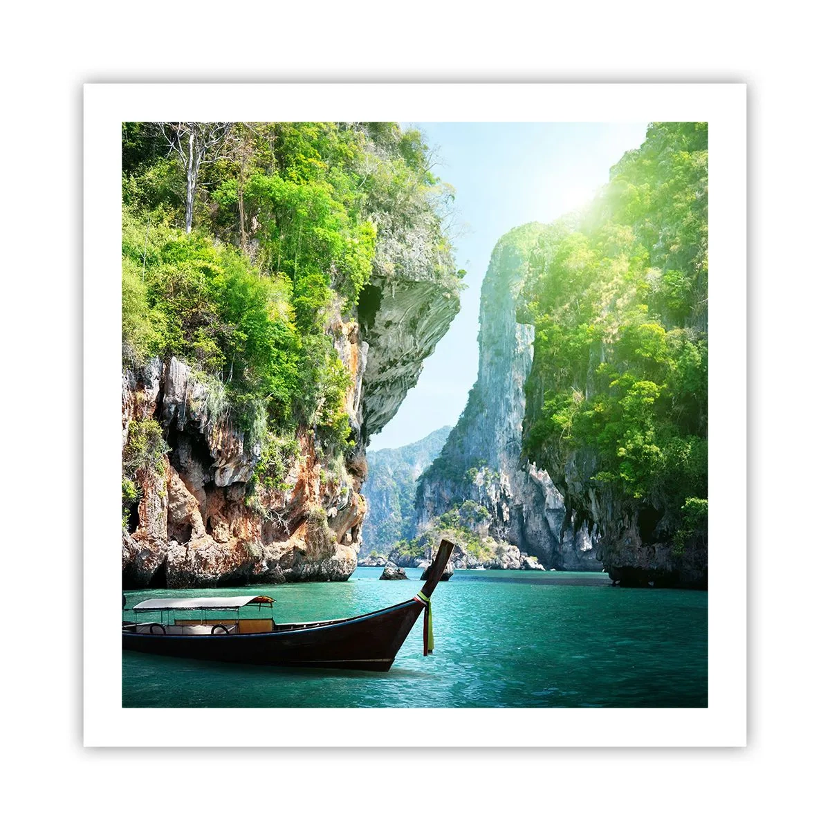 Poster - Invitație la o călătorie exotică - 60x60 cm