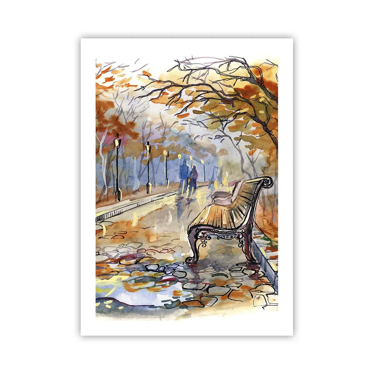 Poster - Pășim împreună în toamnă - 50x70 cm