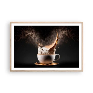 Poster în ramă de stejar deschis - O explozie de arome - 91x61 cm