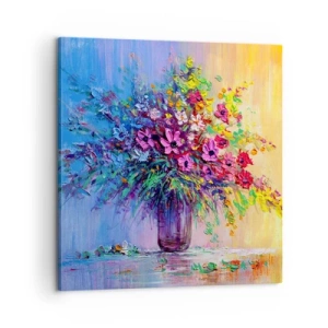 Tablou pe pânză - Darul unei pajiști de vară - 60x60 cm