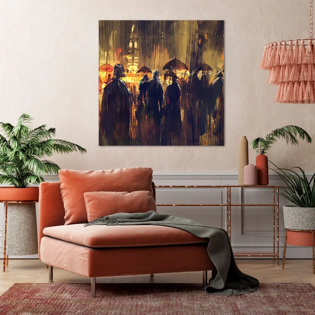 Tablou pe pânză - Urmașii ploii - 70x70 cm