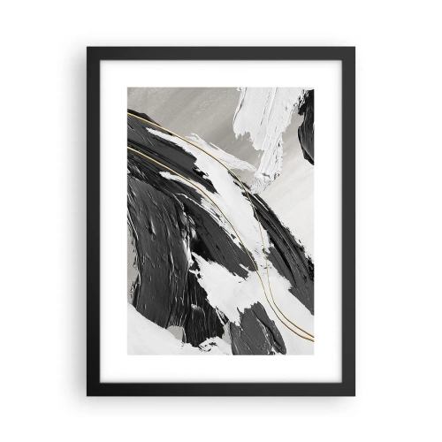 Poster în ramă neagră - Abstracție cu fler - 30x40 cm