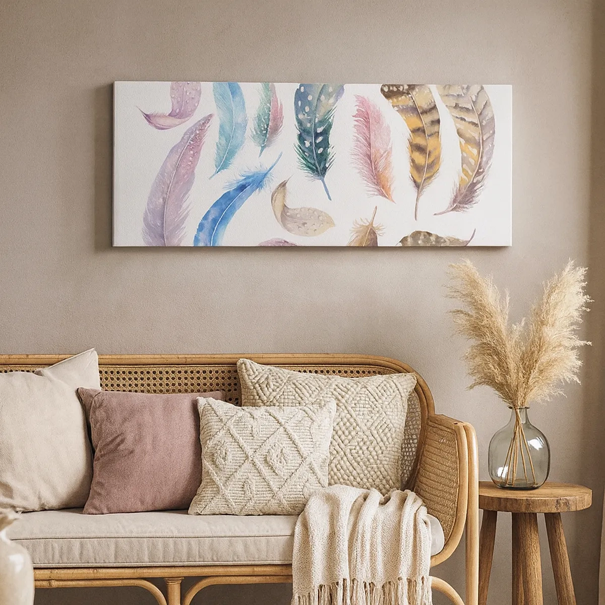 Tablou pe pânză - Ușoare și colorate - 30x30 cm