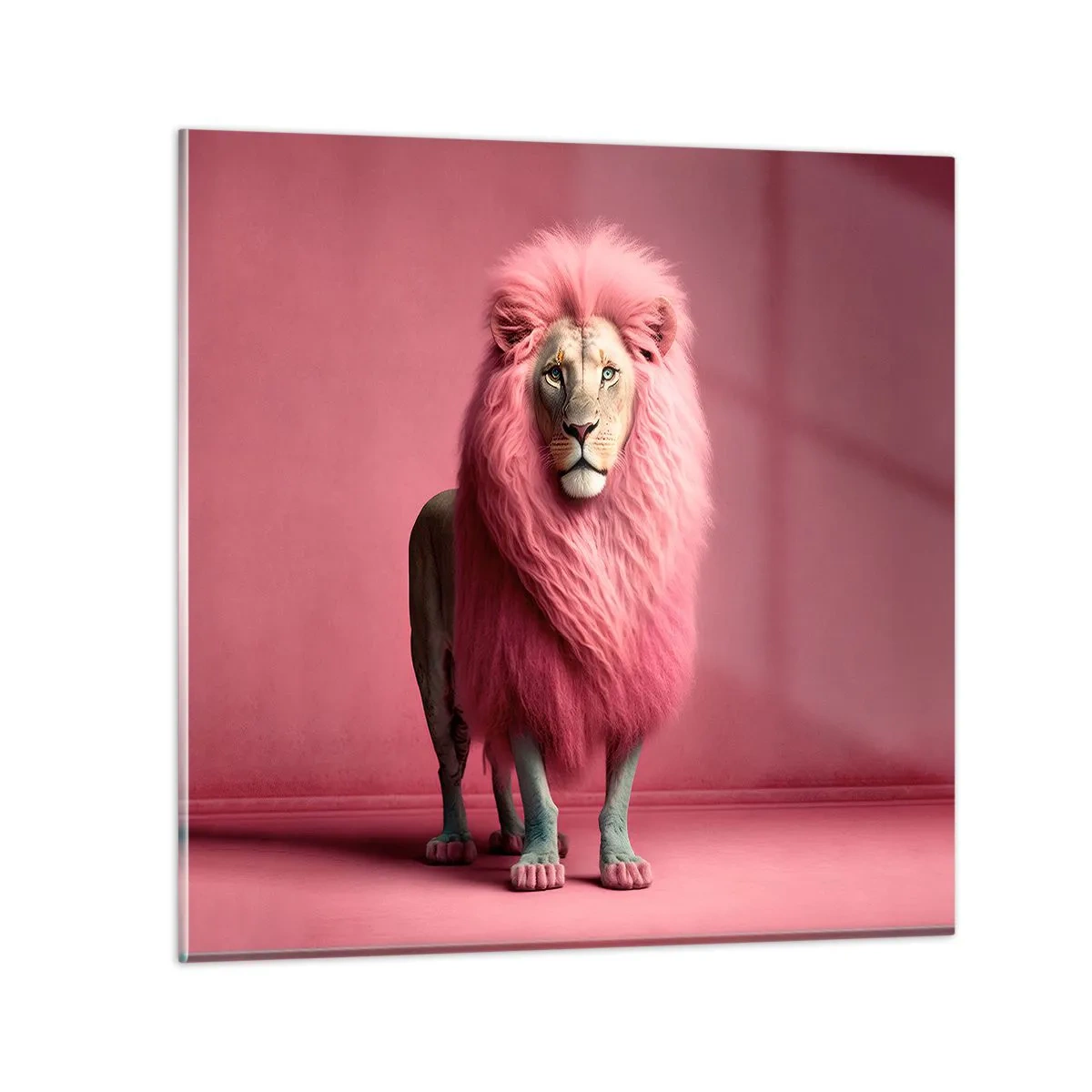 Tablou pe sticlă - Și nu-ți mai este frică - 60x60 cm