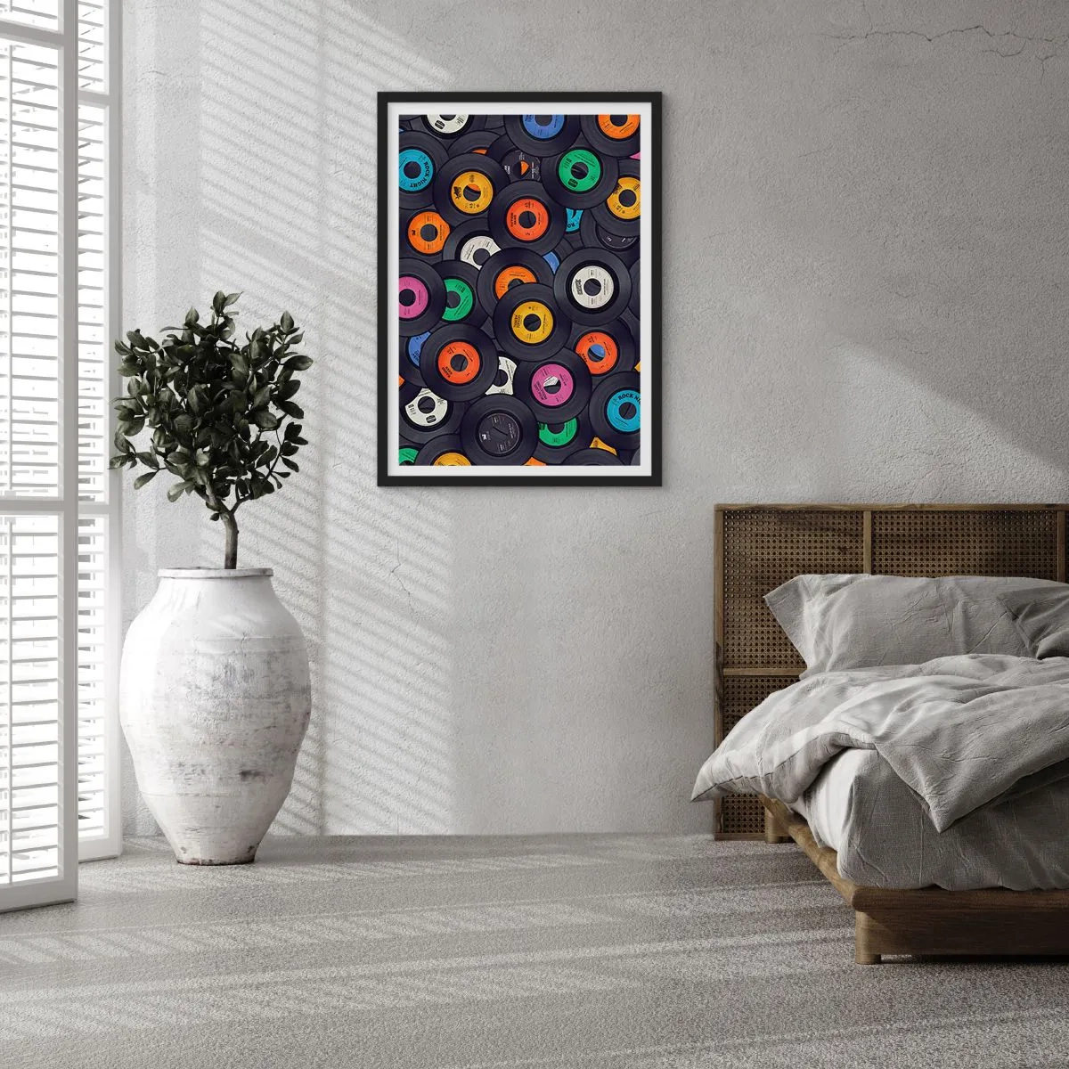 Poster în ramă neagră - Culorile clasicilor - 61x91 cm