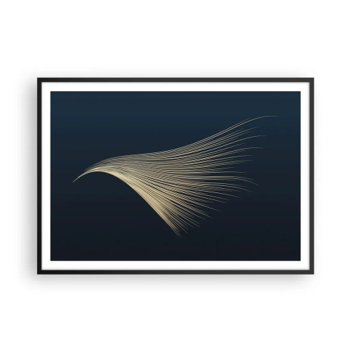 Poster în ramă neagră - Ca părul unui înger - 100x70 cm