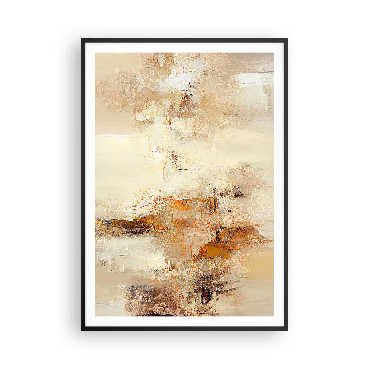 Poster în ramă neagră - Sufletul de chihlimbar - 70x100 cm