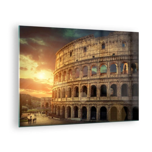 Tablou pe sticlă - O impresie colosală - 70x50cm - Impresie colosală - Decorațiune modernă pentru perete pentru living și dormitor ARTTOR