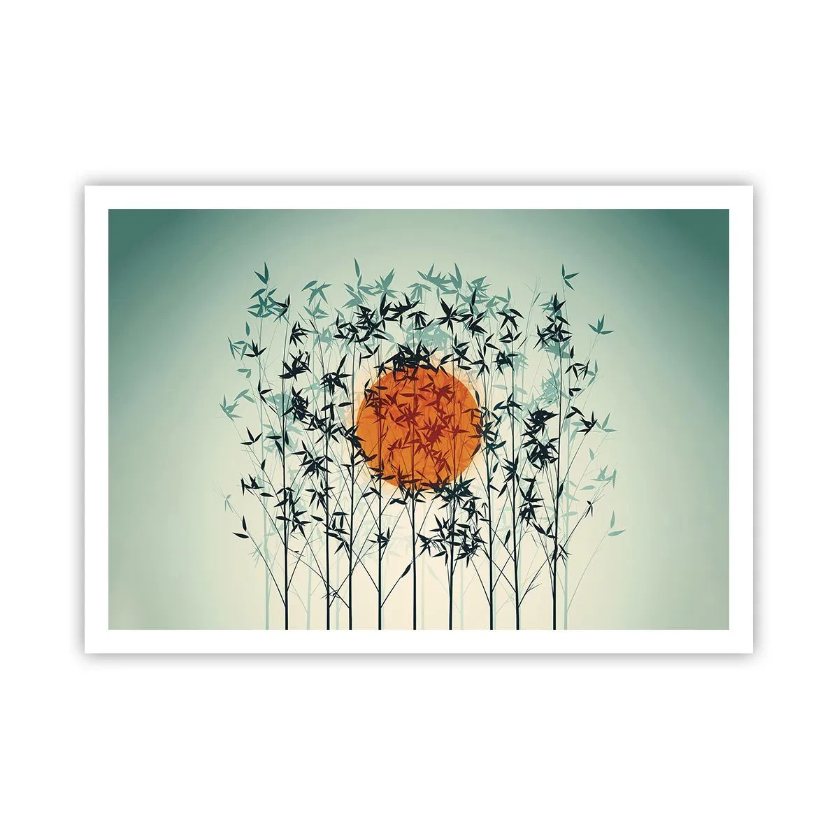 Poster - Soarele japonez - 100x70 cm