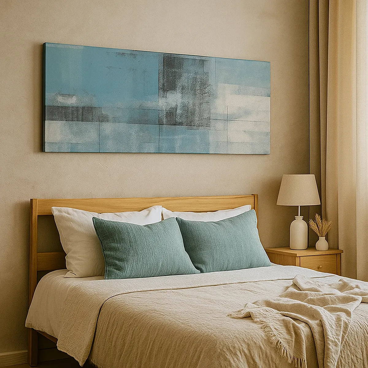 Tablou pe pânză - Apă și aer - 30x30 cm