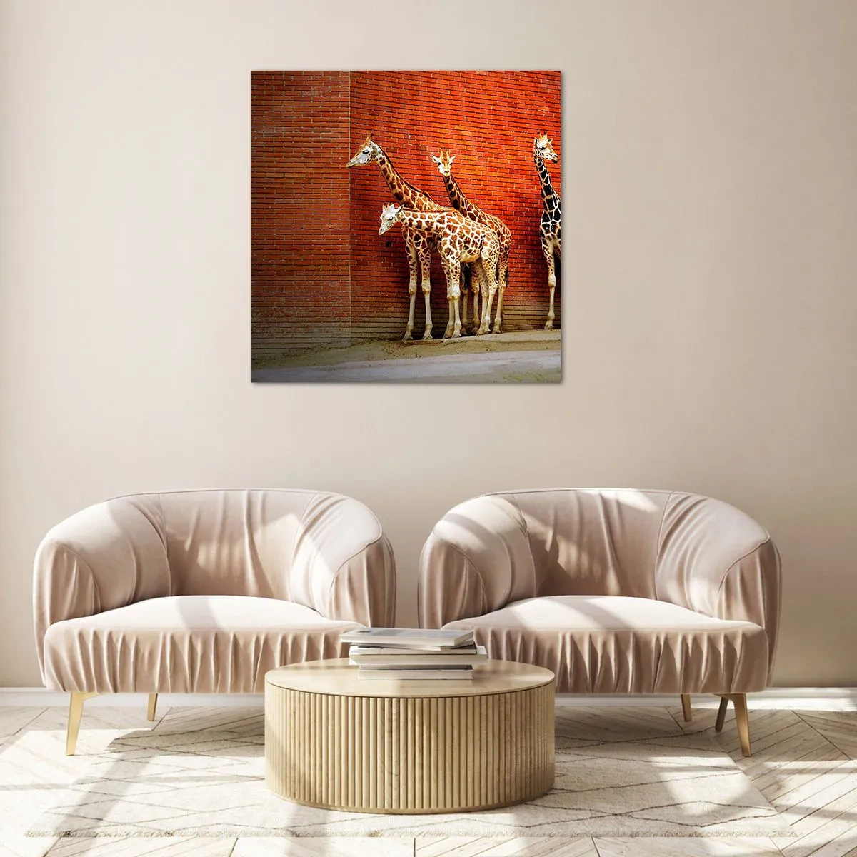 Tablou pe sticlă - Vezi vreun salcâm? - 70x70 cm