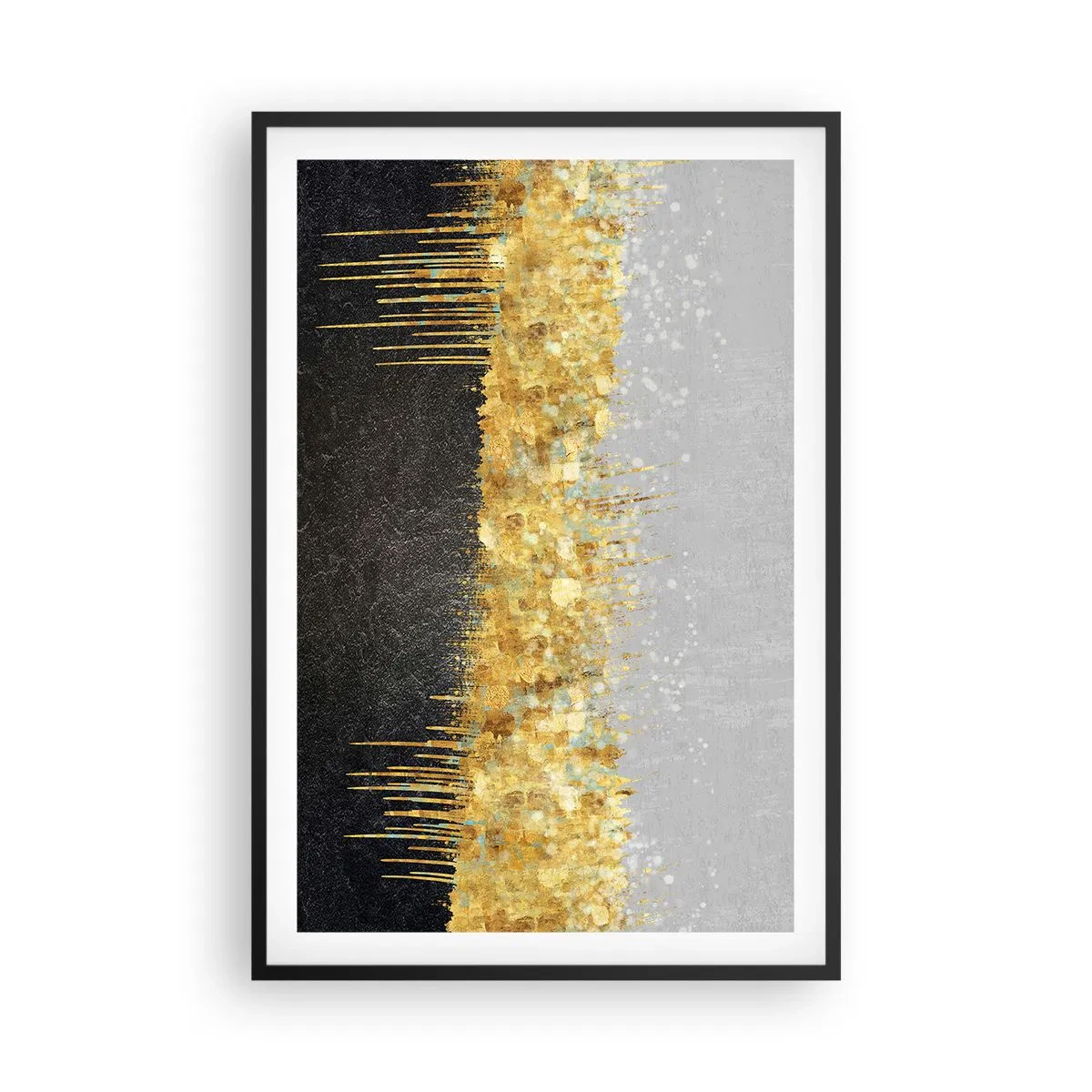 Poster în ramă neagră - Înăuntru și în sus - 61x91 cm