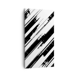 Tablou pe pânză - Compoziție intensă și dinamică - 55x100 cm