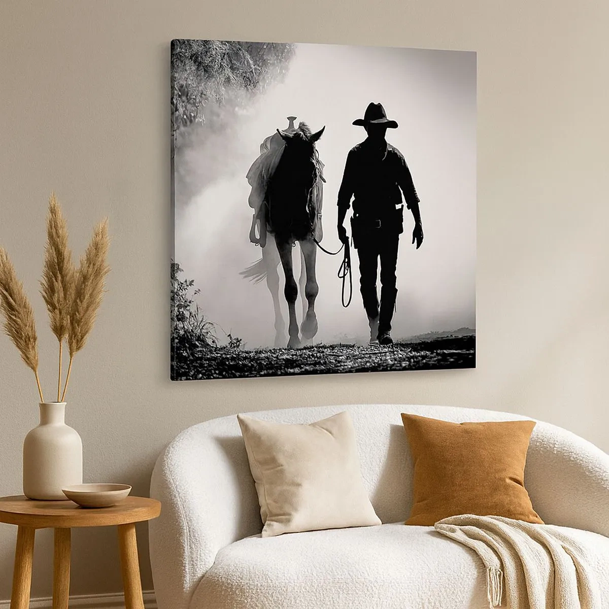 Tablou pe pânză - Texas de dimineața - 30x30 cm