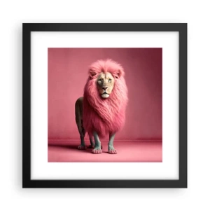 Poster în ramă neagră - Și nu-ți mai este frică - 30x30 cm