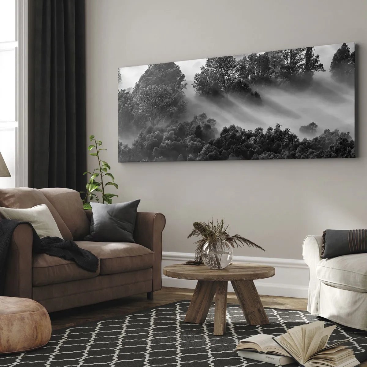 Tablou pe pânză - Trezindu-se din somn - 100x40 cm