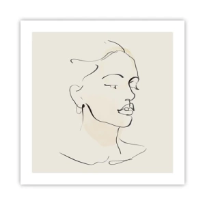 Poster - Cu o linie sigură - 50x50 cm