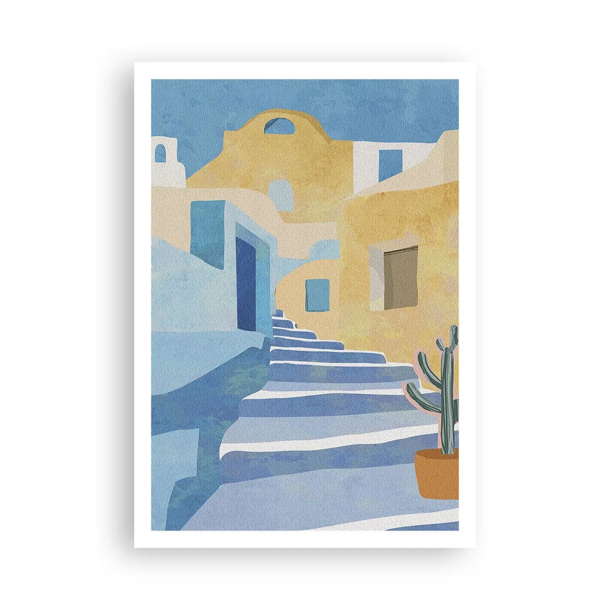 Poster - O zi într-un oraș arab - 70x100 cm