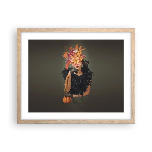 Poster în ramă de stejar deschis - Magia vrăjitoarei - 50x40 cm