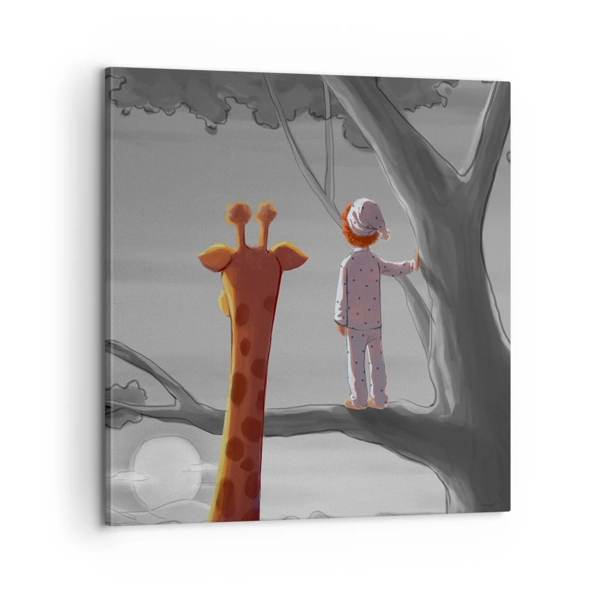 Tablou pe pânză - Acest lucru se întâmplă cu adevărat - 60x60 cm