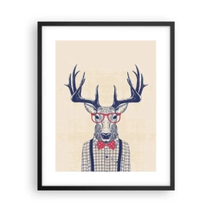 Poster în ramă neagră - O extravaganță jucăușă - 40x50 cm