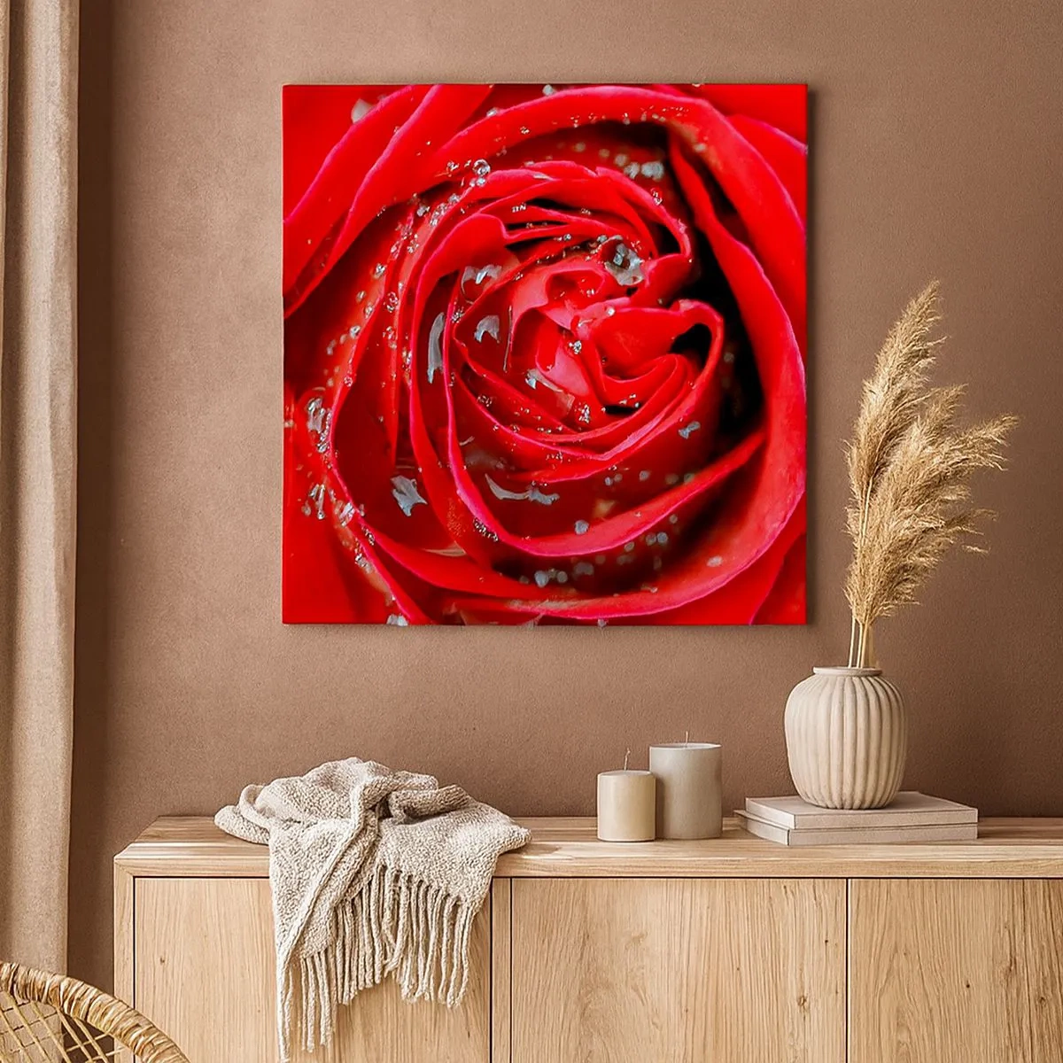 Tablou pe pânză - În picături de rouă - 30x30 cm