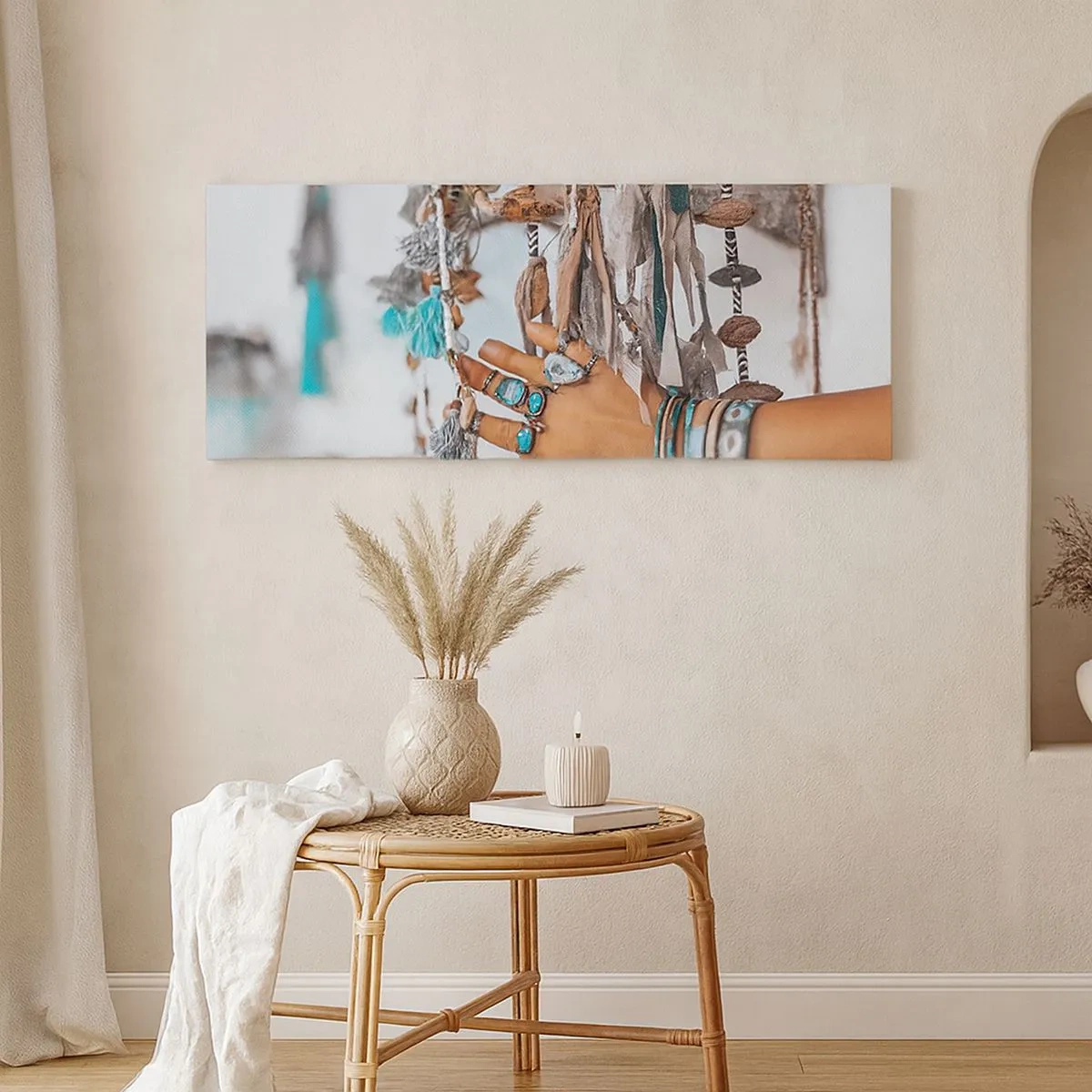 Tablou pe pânză - Comori locale - 100x40 cm