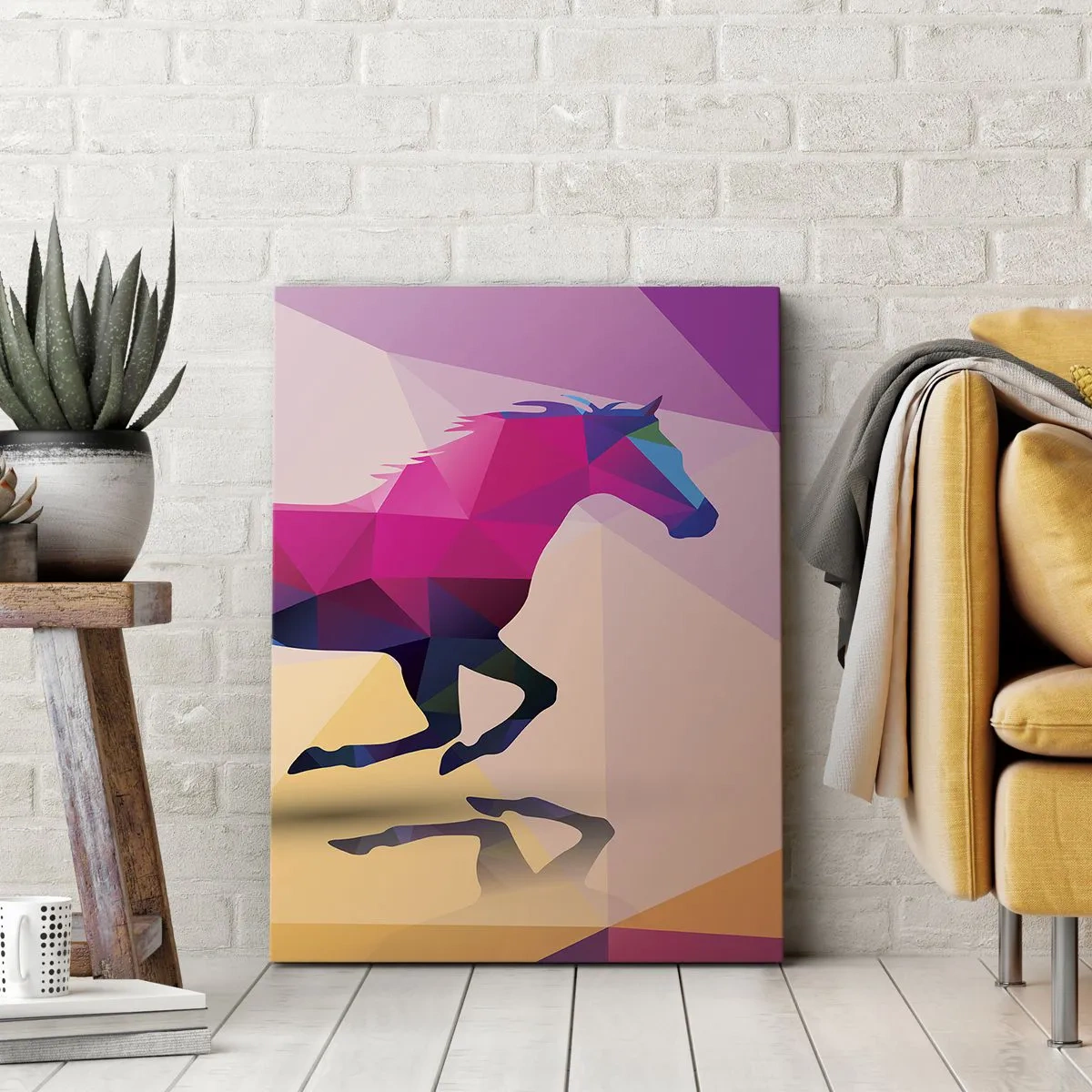 Tablou pe pânză - Cubismul mai trăiește - 45x80 cm