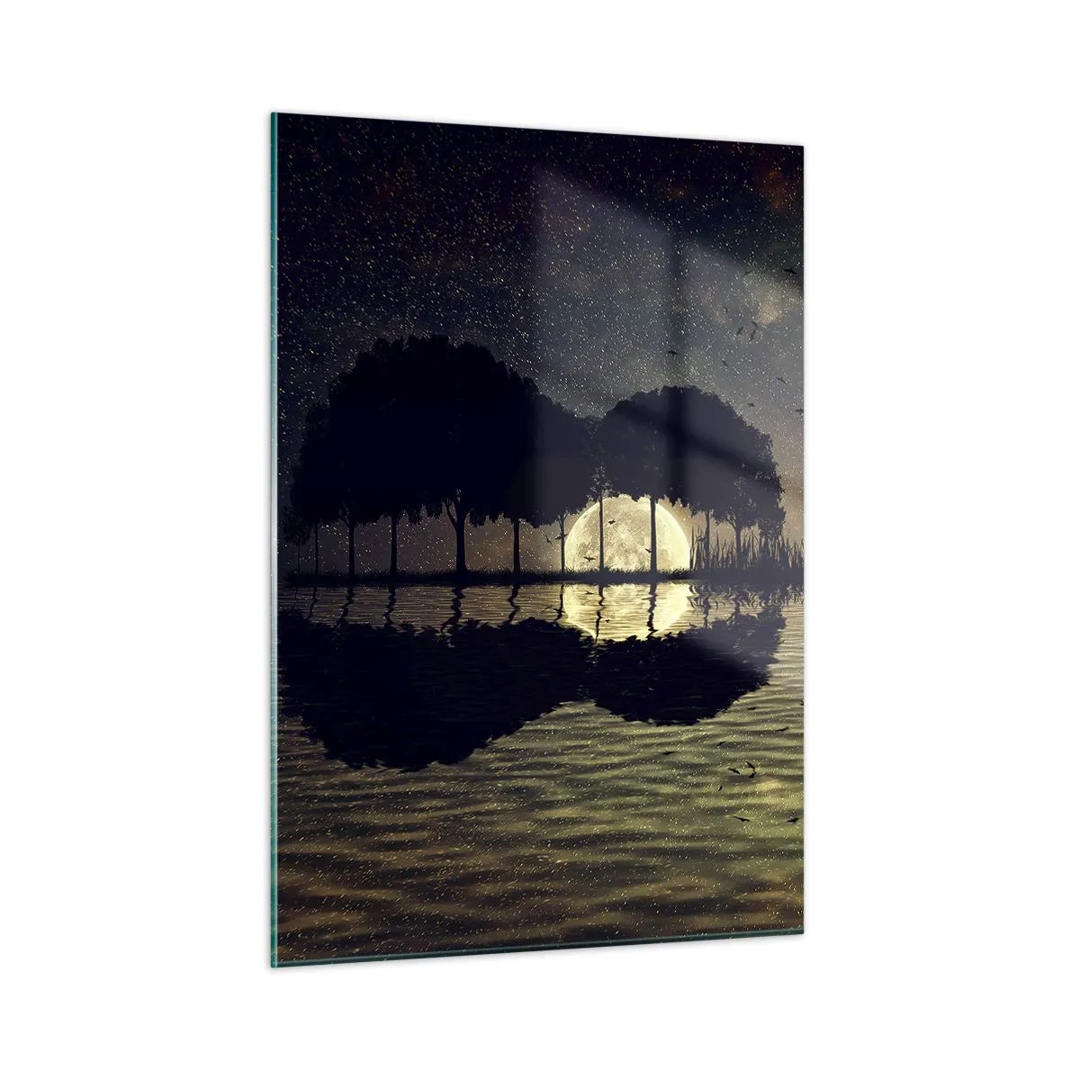 Tablou pe sticlă - O noapte la capătul lumii - 50x70 cm