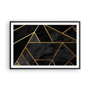 Poster în ramă neagră - Întuneric și lumină - 91x61 cm