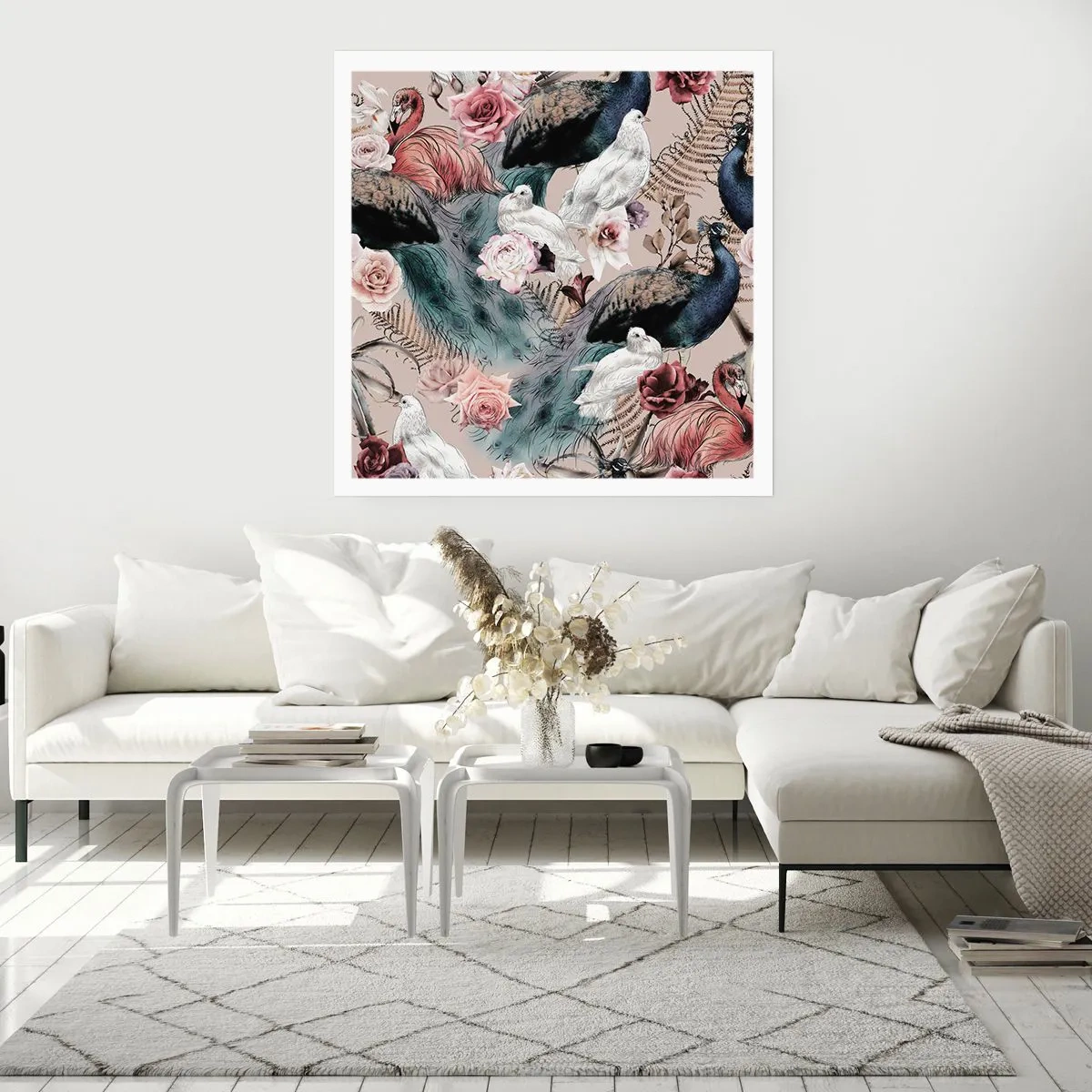 Poster - În grădina palatului - 60x60 cm