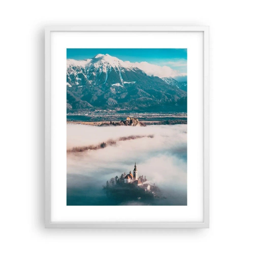 Poster în ramă albă - Începutul unui basm - 40x50 cm