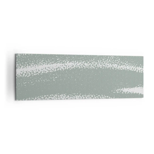 Tablou pe pânză - Abstracție în stil de iarnă - 160x50 cm