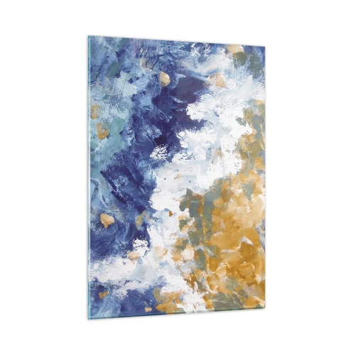 Tablou pe sticlă - Dansul elementelor - 50x70 cm