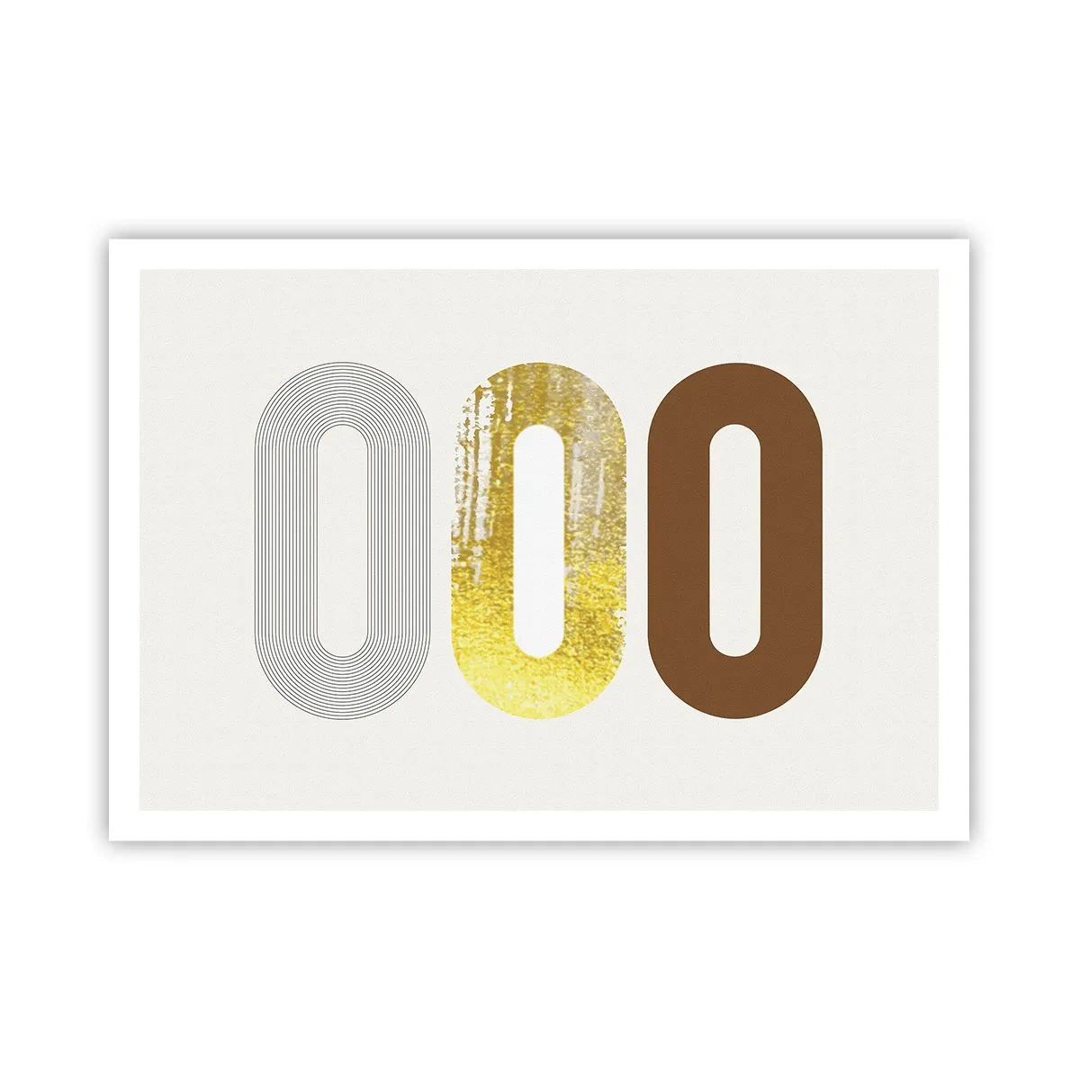 Poster - Ooo! - 100x70 cm